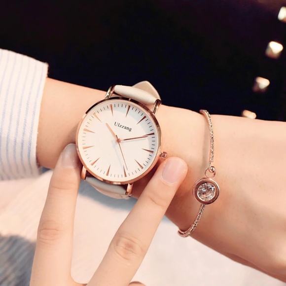 ❤️NEW❤️ Exquisite Leather Quartz Watch - Picture 2 of 2